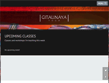 Tablet Screenshot of gitalinayayoga.com